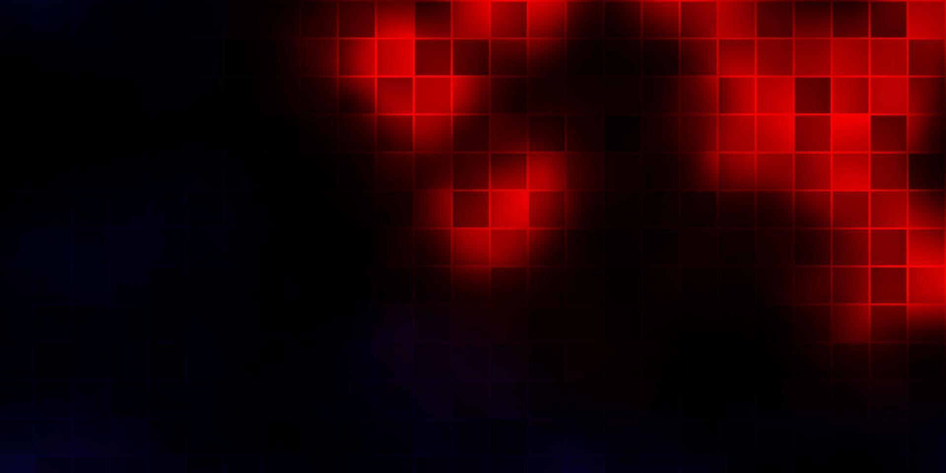 Dark Red vector pattern in square style.