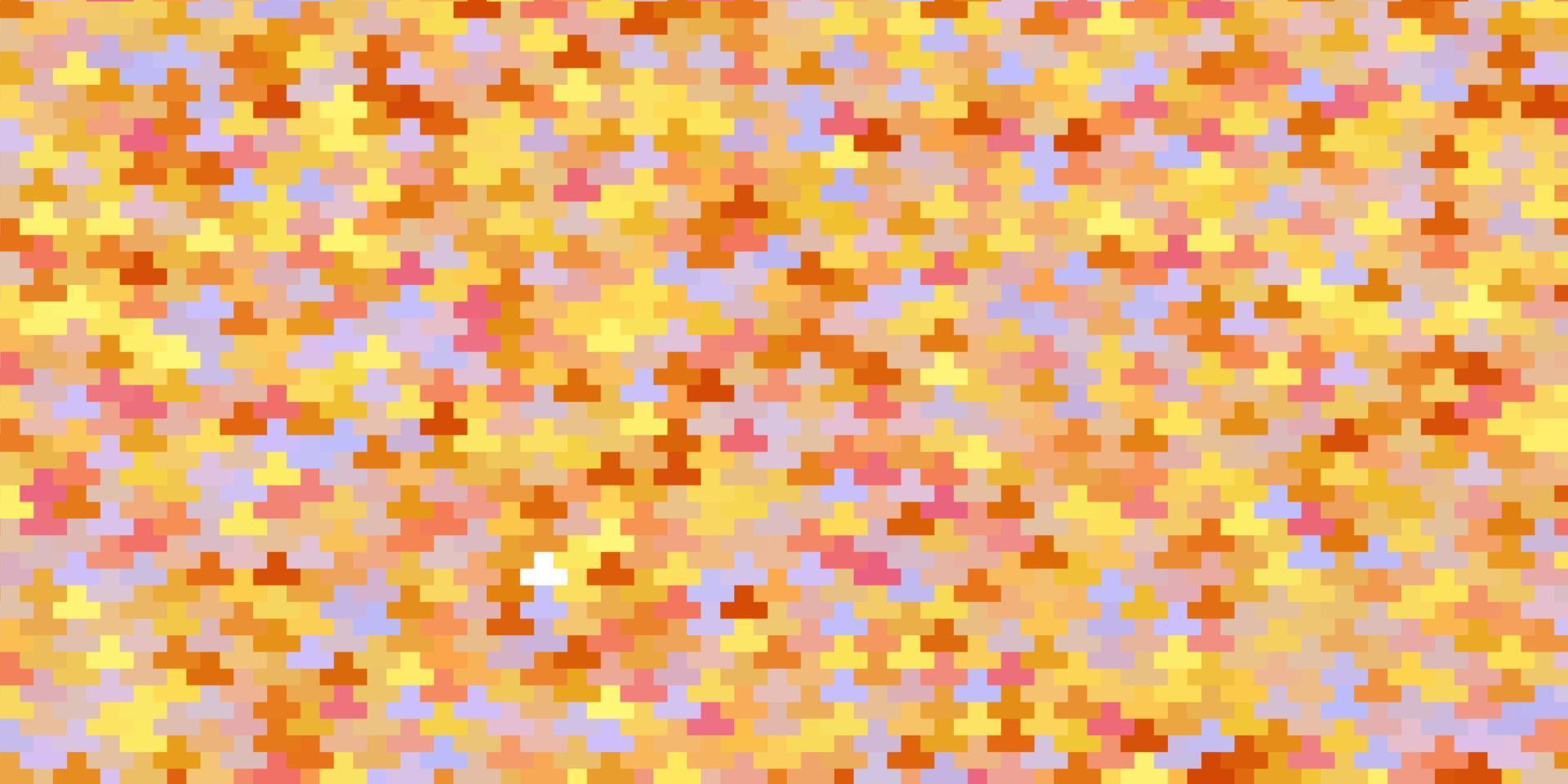 Light Pink, Yellow vector backdrop with rectangles.