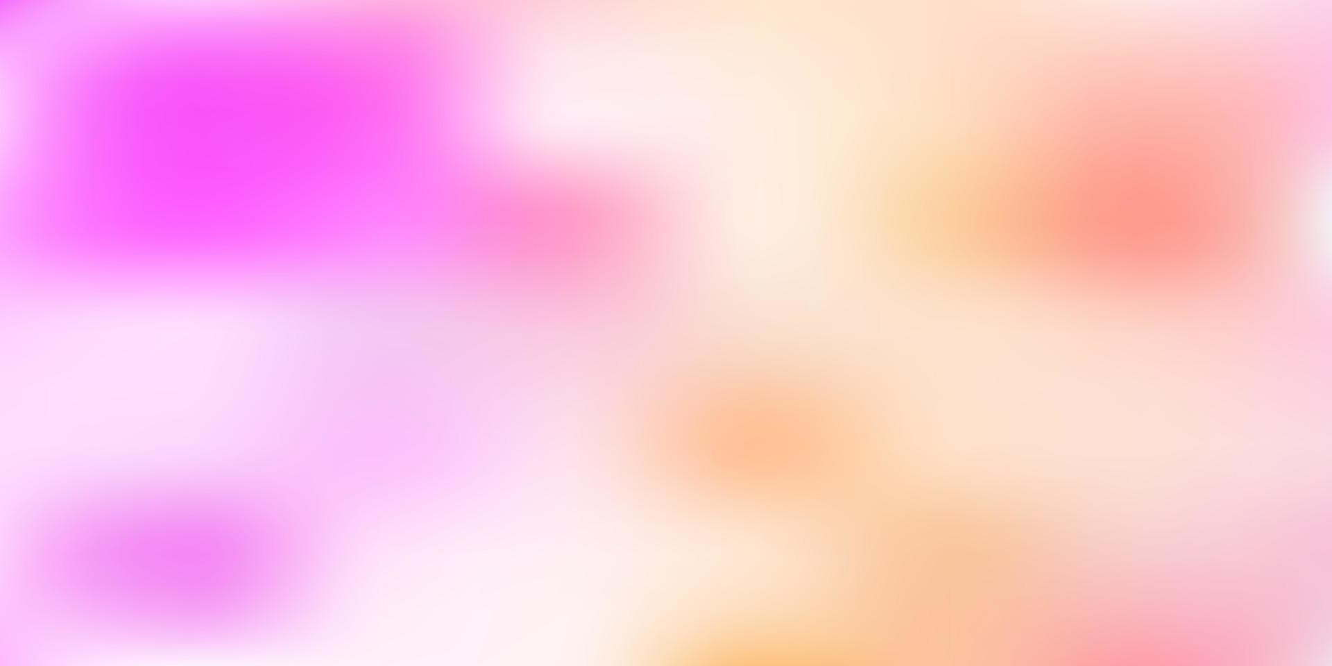 Light pink, yellow vector blurred background.