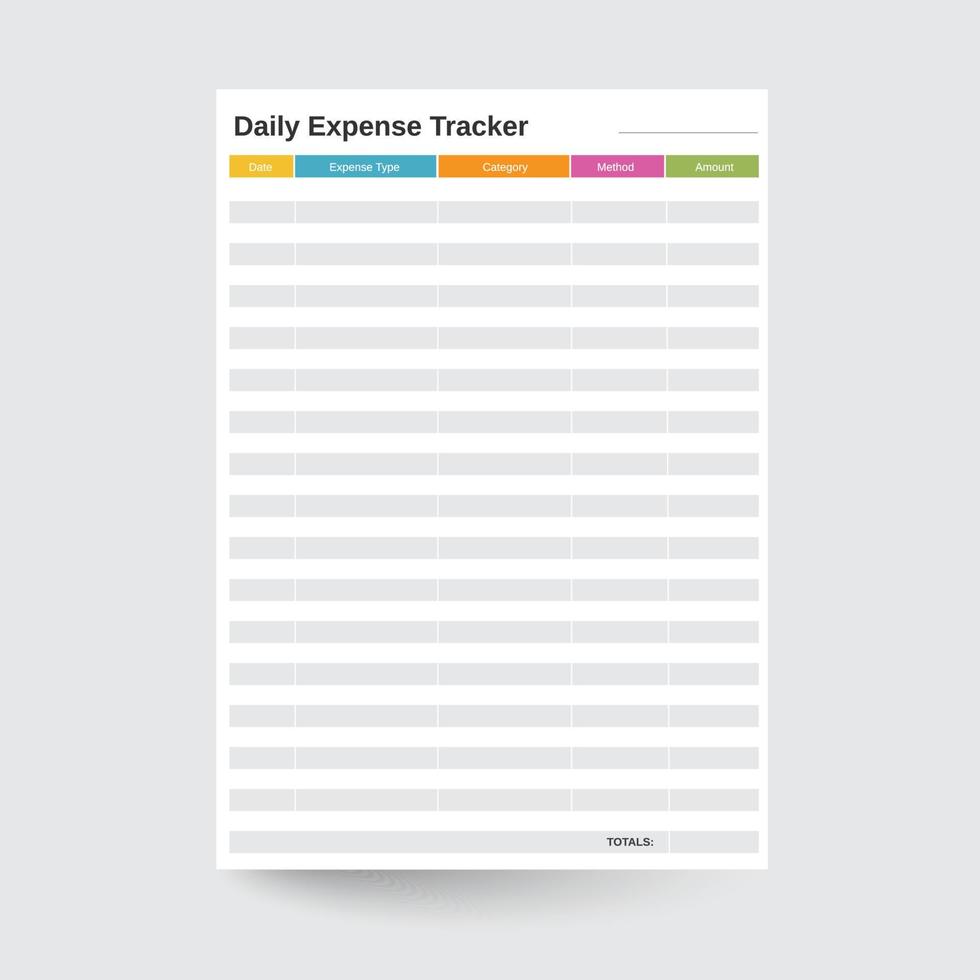 Daily Expense Tracker,Expense Planner,Financial Planner,Financial Tracker,Budget Tracker,Budget Planner,Expense Log,Expense Dairy,Expense Planning,Expense Spreadsheet,Expense Sheet vector