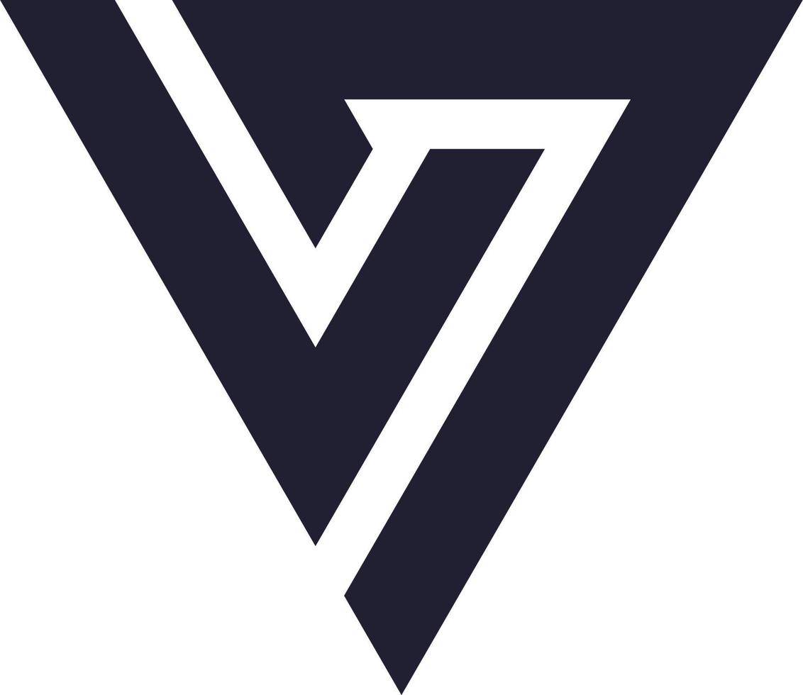 v7 monograma logo vector