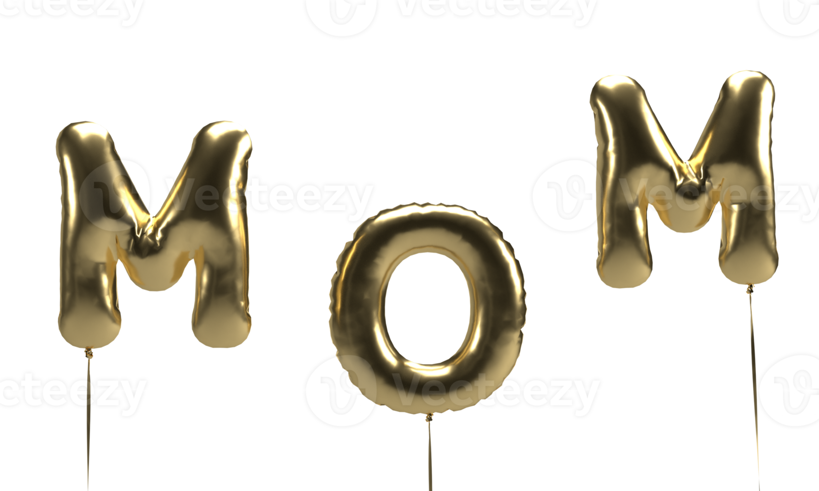 Mama Text Schriftart Ballon golden Gelb Farbe Symbol Dekoration Mutter Tag Elternteil Familie Liebe weiblich Dame Mädchen Frau Mutter Mama Mama Frühling Jahreszeit Jahrestag schön Feier Veranstaltung lustig.3d machen png