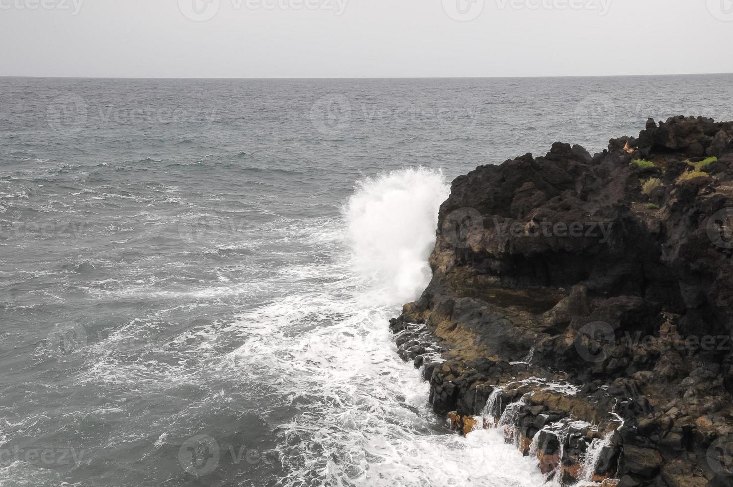 Scenic coastal view photo