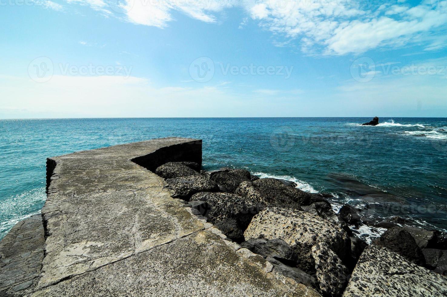 Scenic coastal view photo