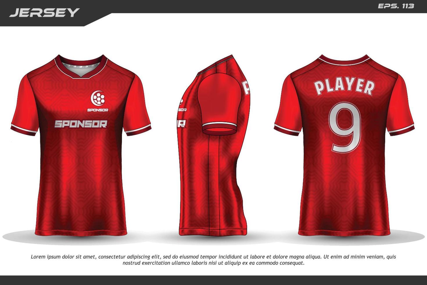 Jersey design sublimation t shirt Premium geometric pattern Incredible Vector collection for Soccer football racing cycling gaming motocross sports