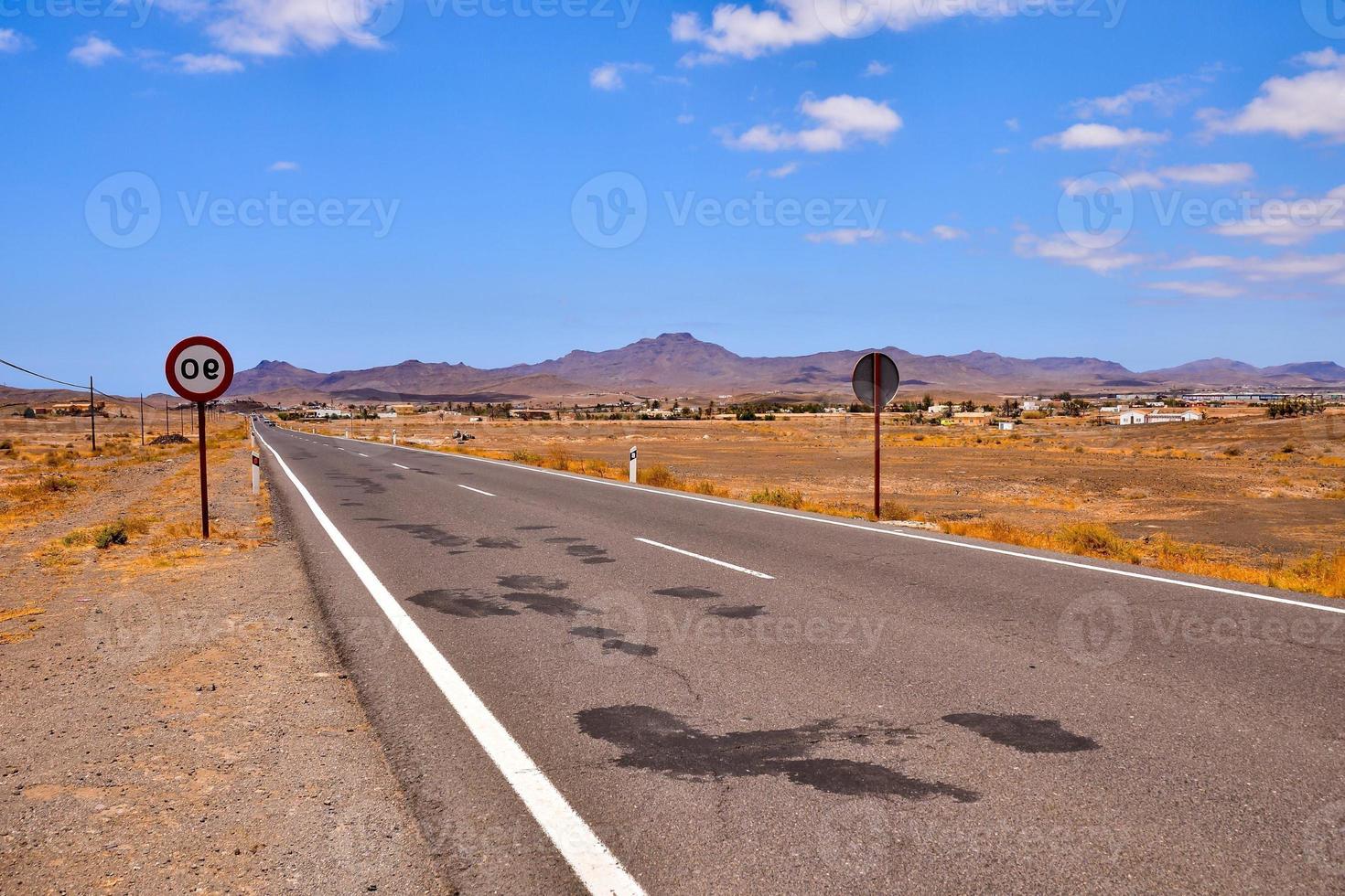 Road in the countryside photo