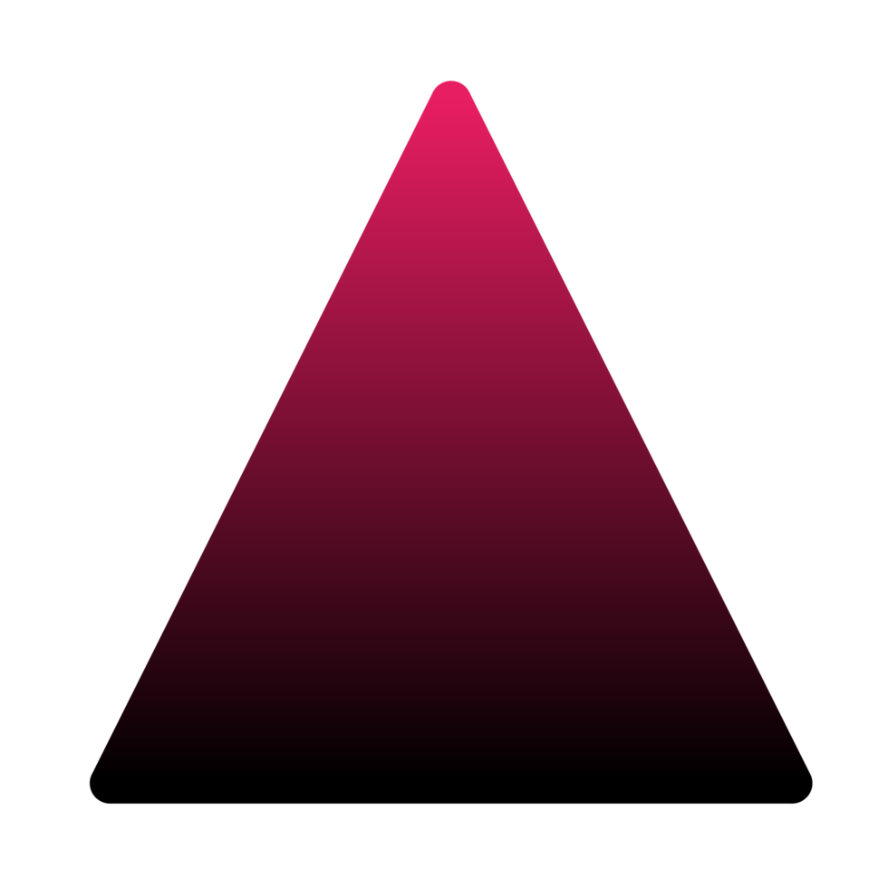 triangle shape icon sign png