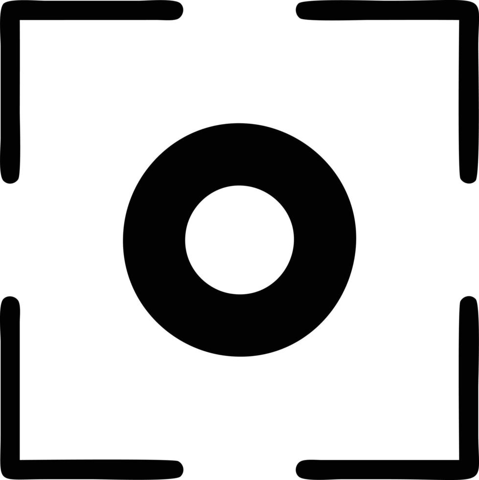 Target focus icon symbol design image, illustration of the success goal icon concept. EPS 10 vector