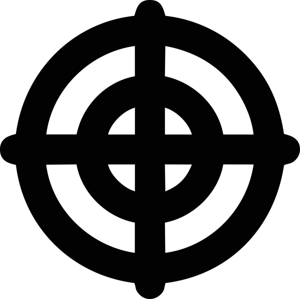 Target focus icon symbol design image, illustration of the success goal icon concept. EPS 10 vector