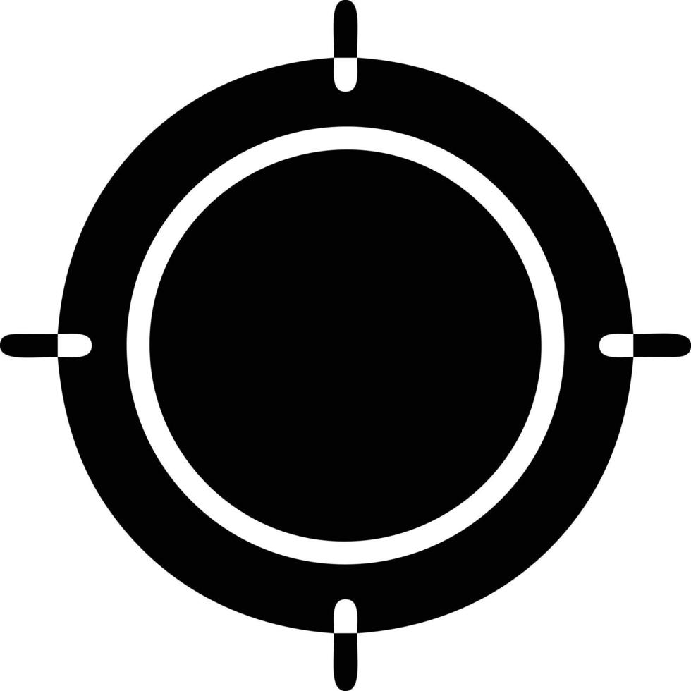 Target focus icon symbol design image, illustration of the success goal icon concept. EPS 10 vector