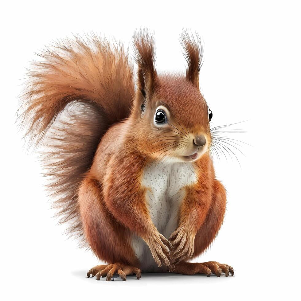 squirel illustration aesthetic photo