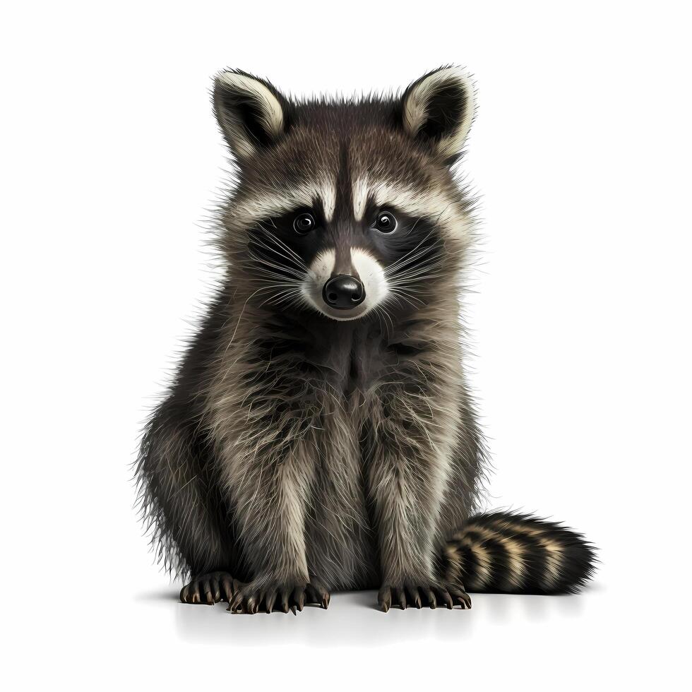 racoon illustration aesthetic photo