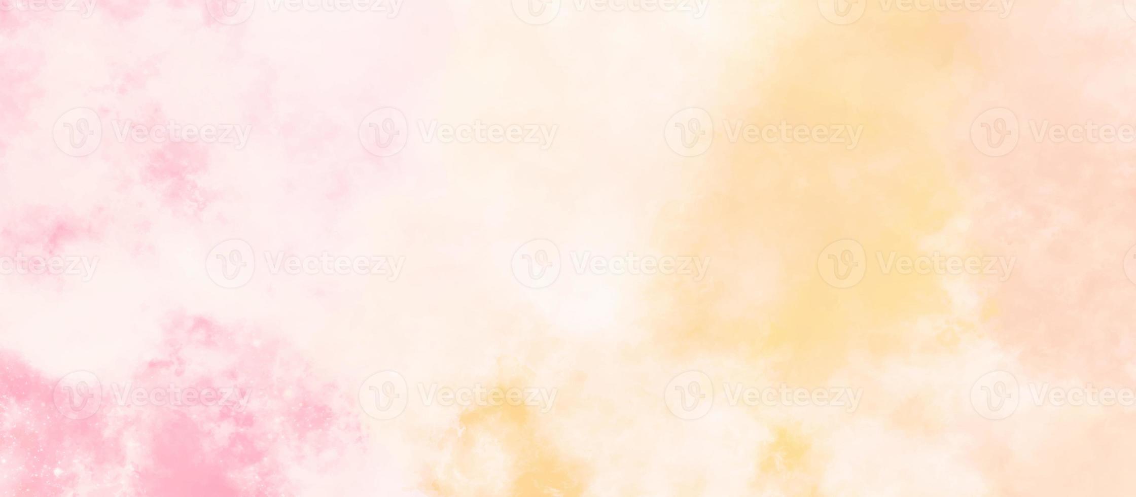 Pink background with space. Fantasy smooth light pink watercolor paper textured. Soft Pink watercolor background for your design, watercolor background concept photo