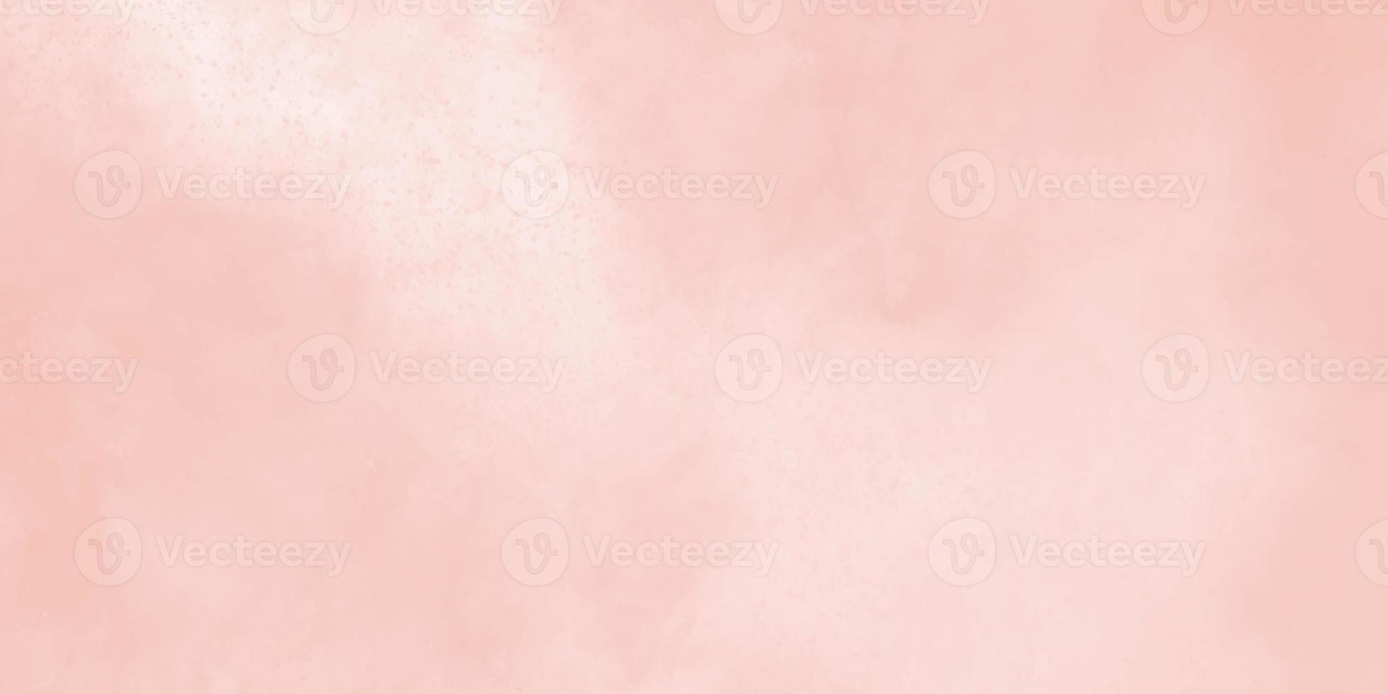 Pink background with space. Fantasy smooth light pink watercolor paper textured. Soft Pink watercolor background for your design, watercolor background concept photo