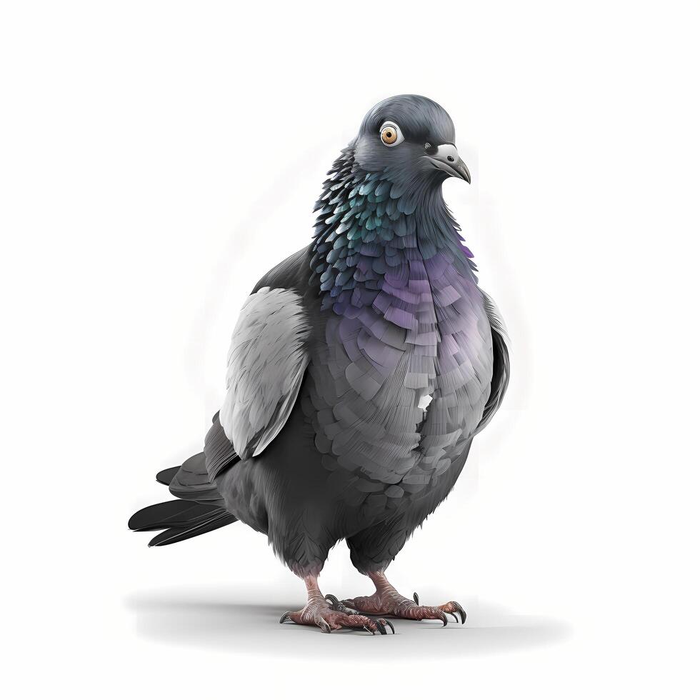 pigeon illustration aesthetic photo