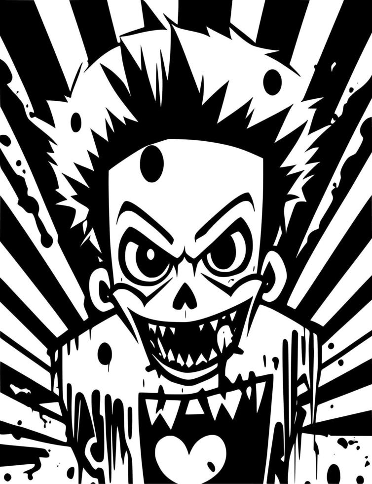 zombie cartoon background vector