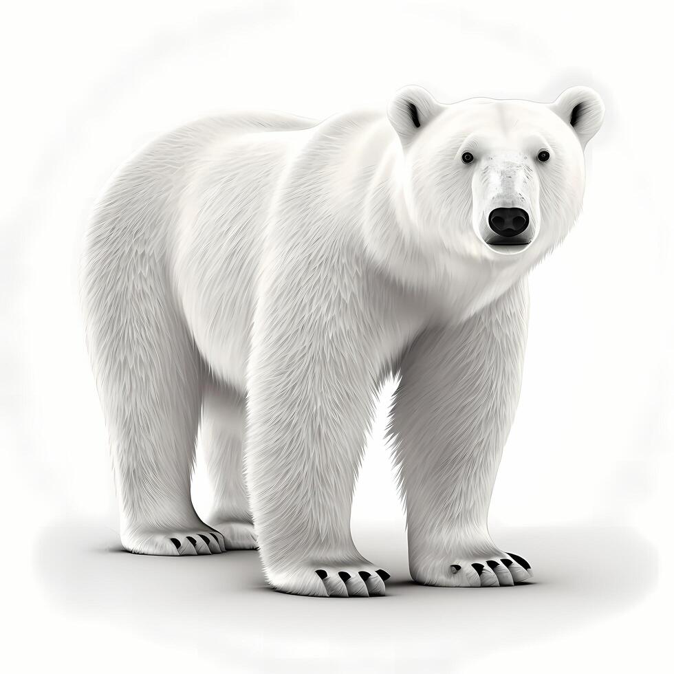 polar bear illustration photo