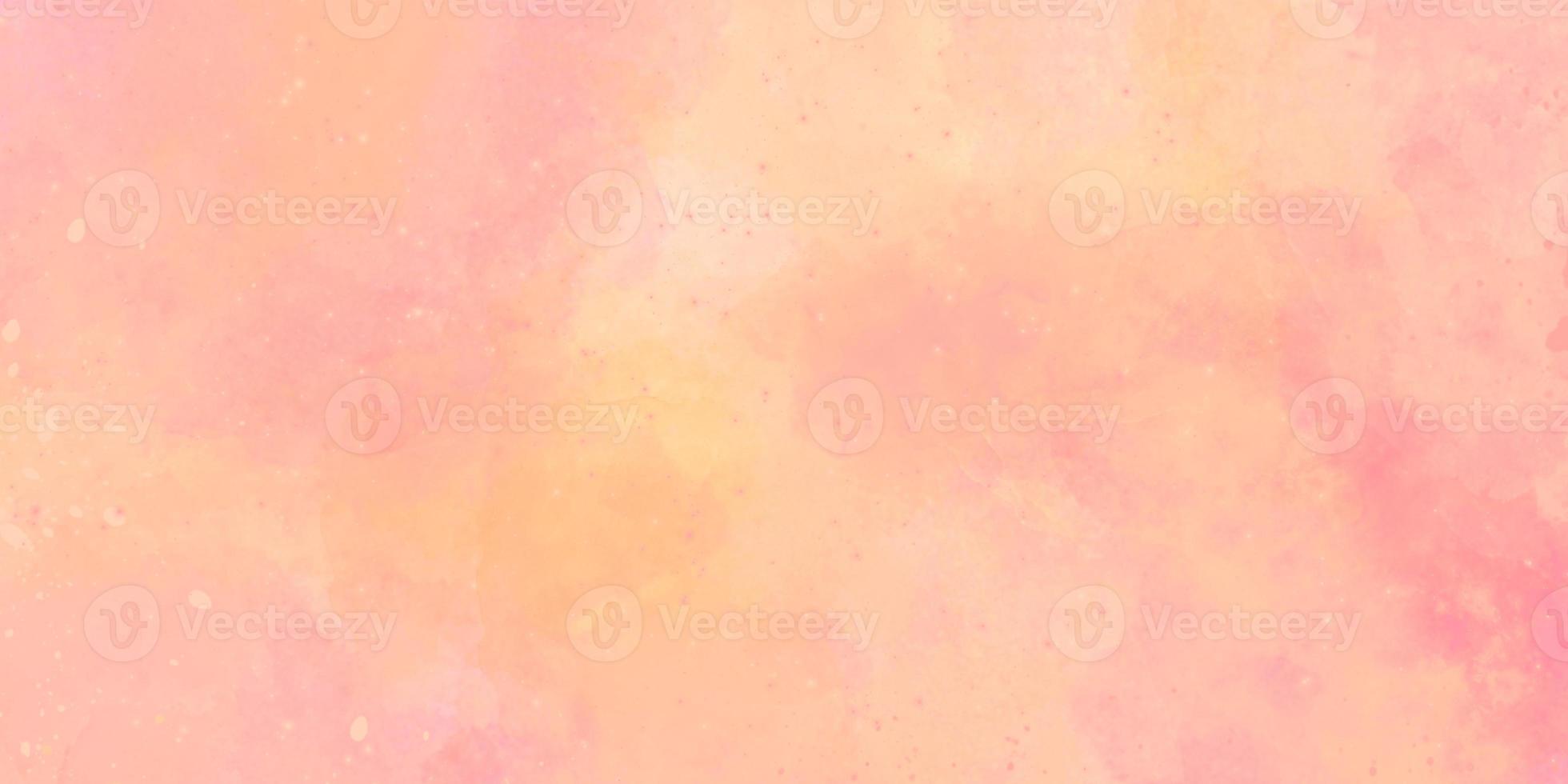 soft orange paper texture. watercolor painting soft textured on wet white paper background. Soft blurred abstract pink roses background. abstract soft pink watercolor background with space photo