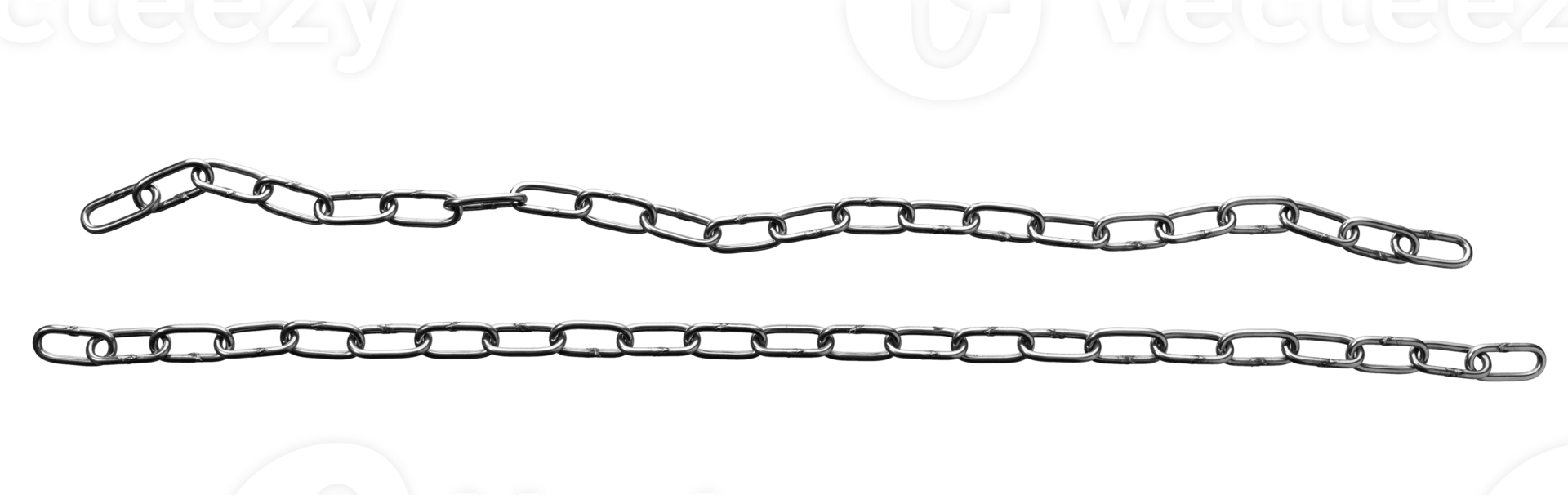 Metal chains isolated png