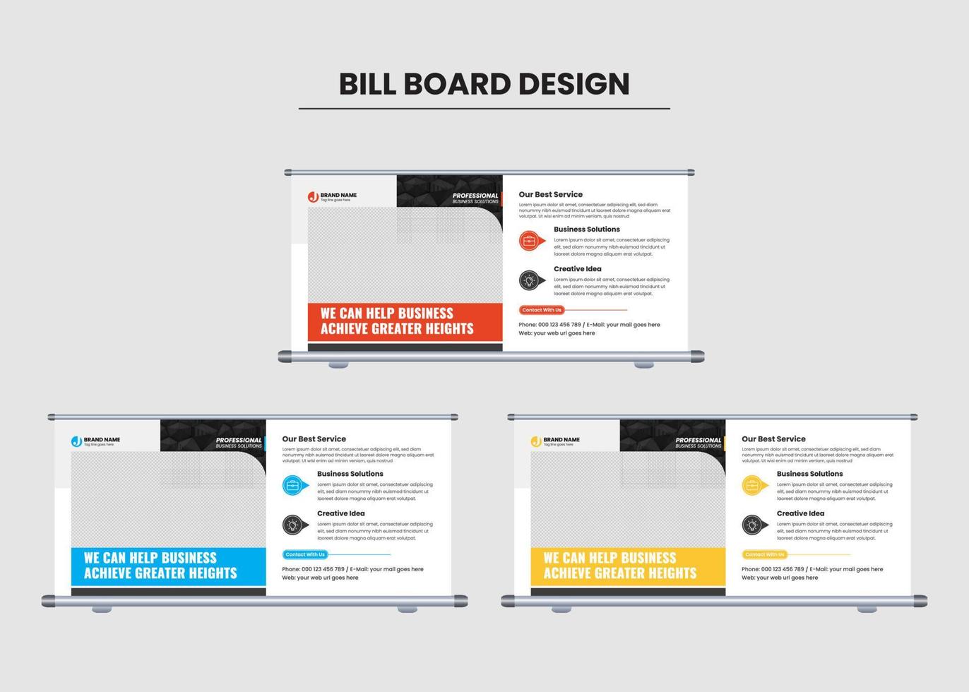 Corporate Business Bill Board Design 21817637 Vector Art at Vecteezy