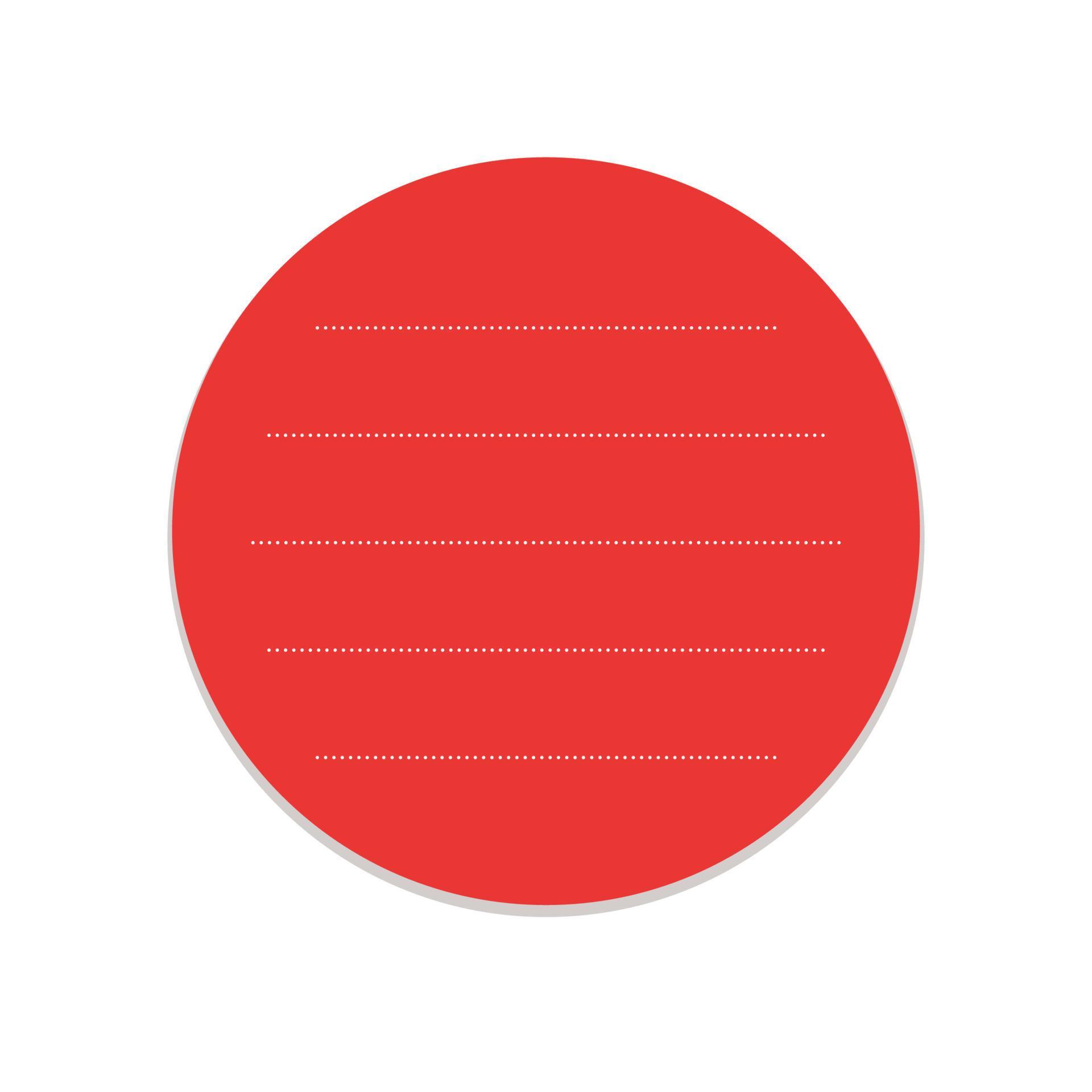 Round red sticky post note template Taped office memo paper vector Round red sticky post note template Taped office memo paper vector