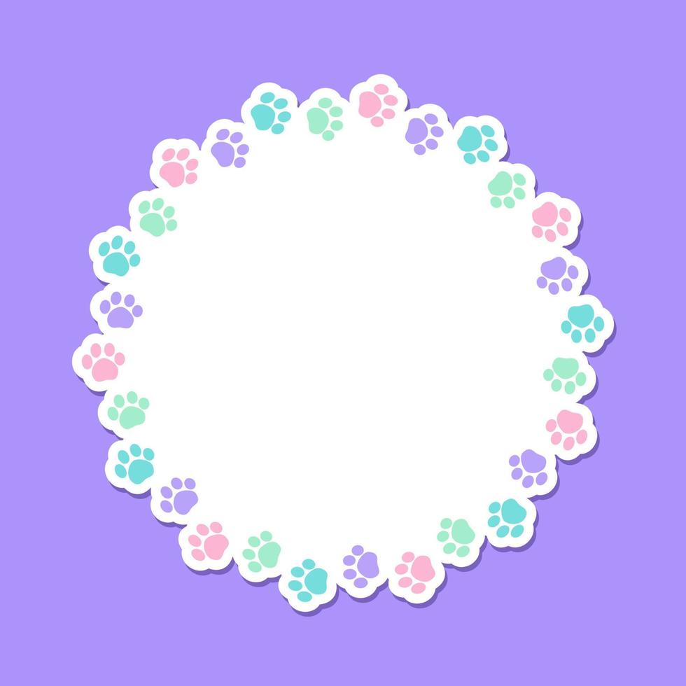 Paw print picture frame deals