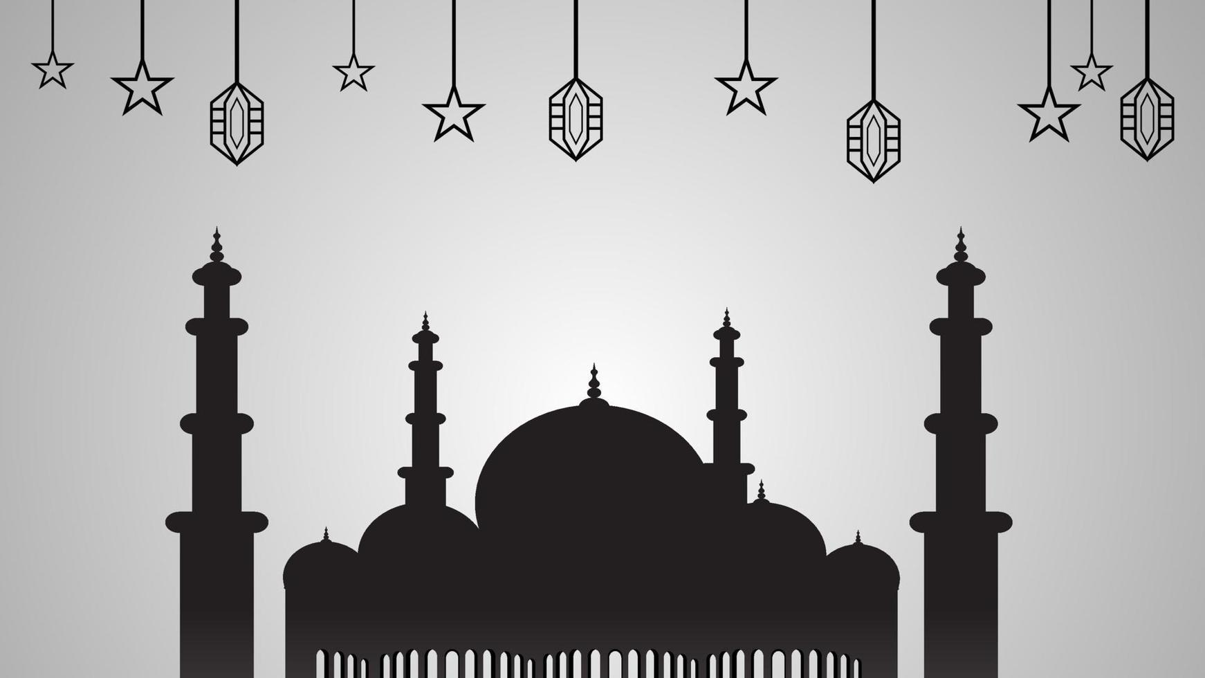 Abu Dhabi Mosque Vector with Sheikh Zayed Grand Flat design
