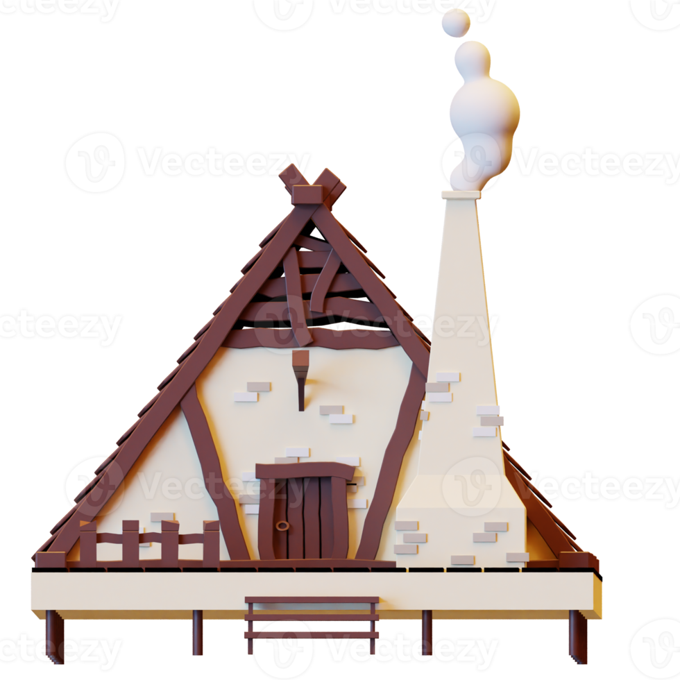 3D LOWPOLY HOUSE png