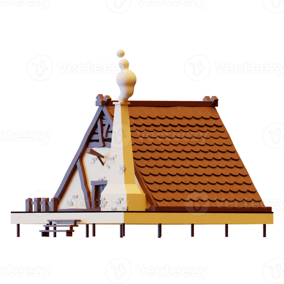 3D LOWPOLY HOUSE png