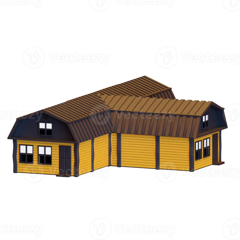 modellering 3d huis png