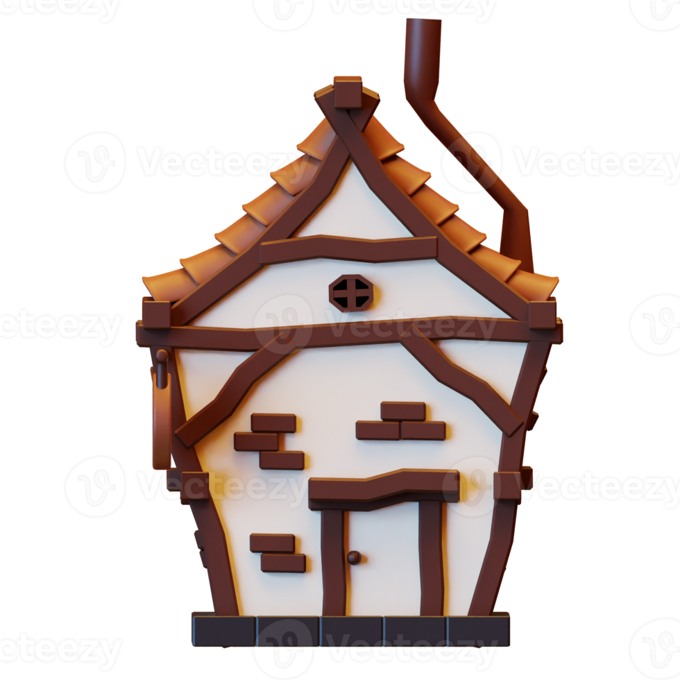 LOWPOLY 3D HOUSE png