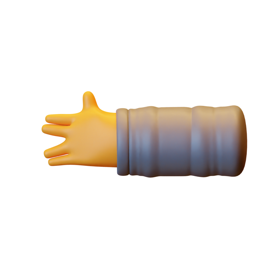 3d mano lowpoly png