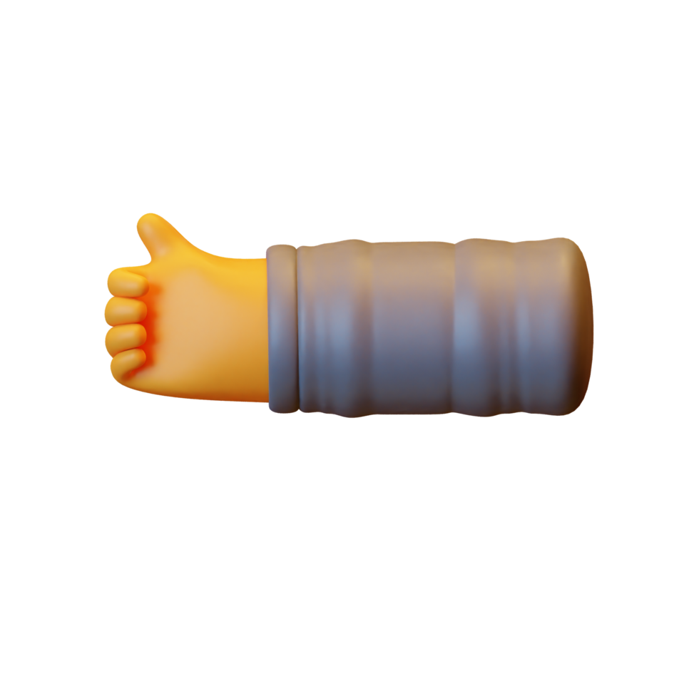 3D Hand Lowpoly png