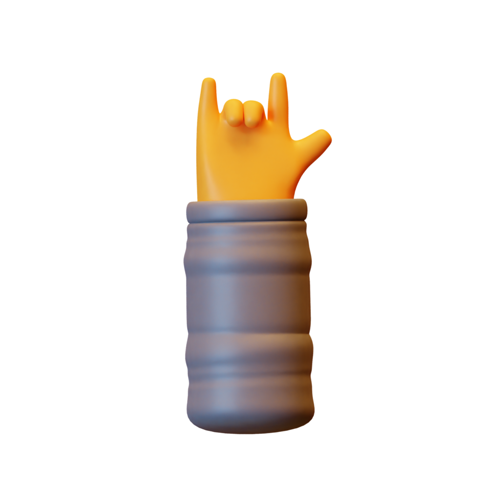 3D Hand Lowpoly png