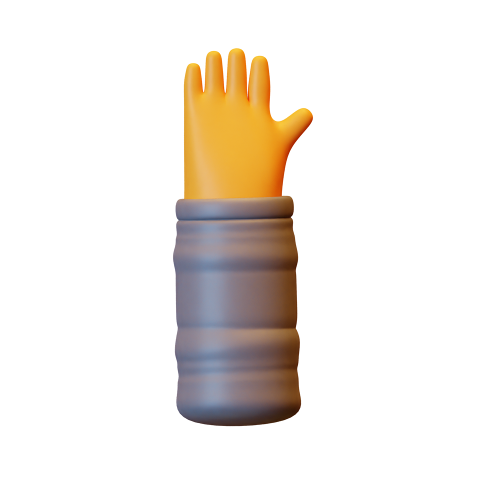 3D Hand Lowpoly png