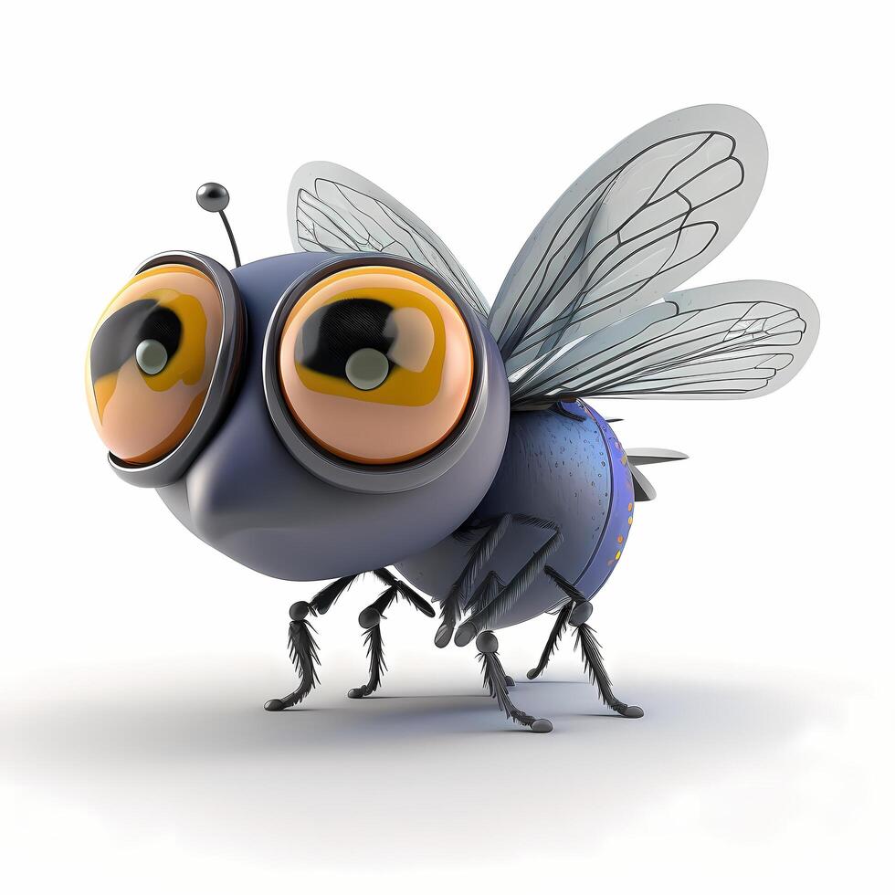 bee illustration AI Generated photo