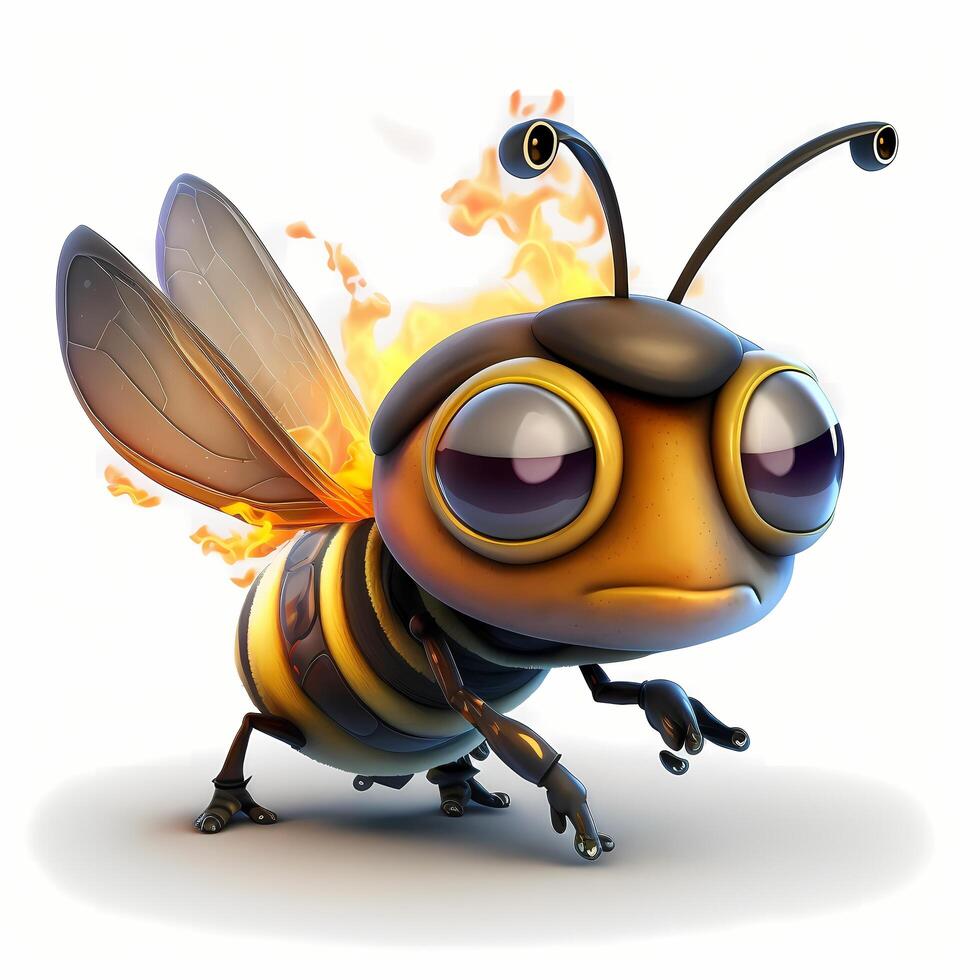 bee illustration aesthetic photo
