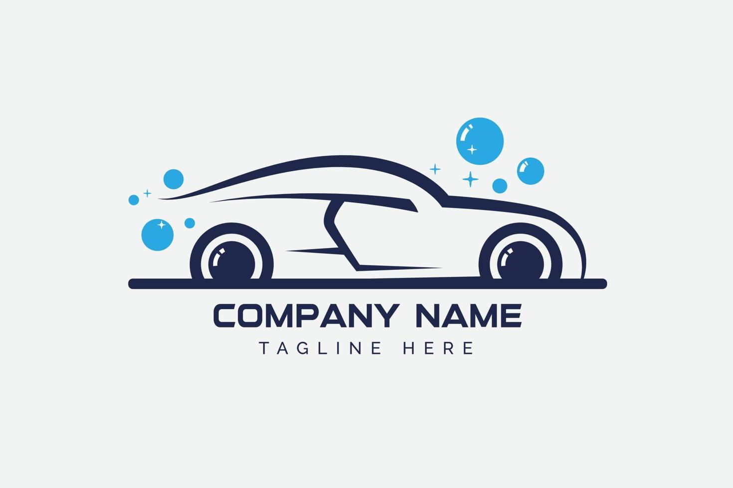 Car wash logo concept vector illustration