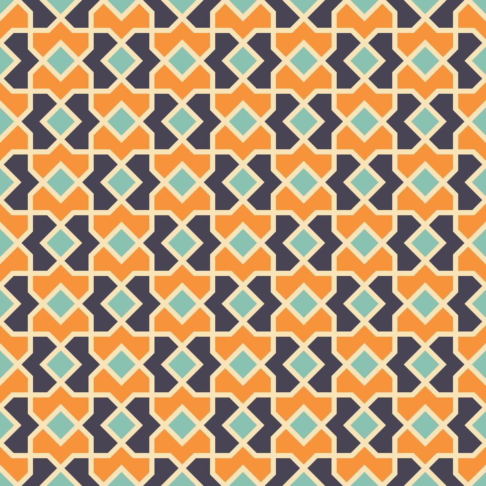 Oriental geometric pattern p23 vector