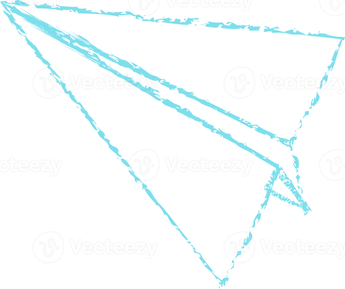 blå papper plan krita linje konst png