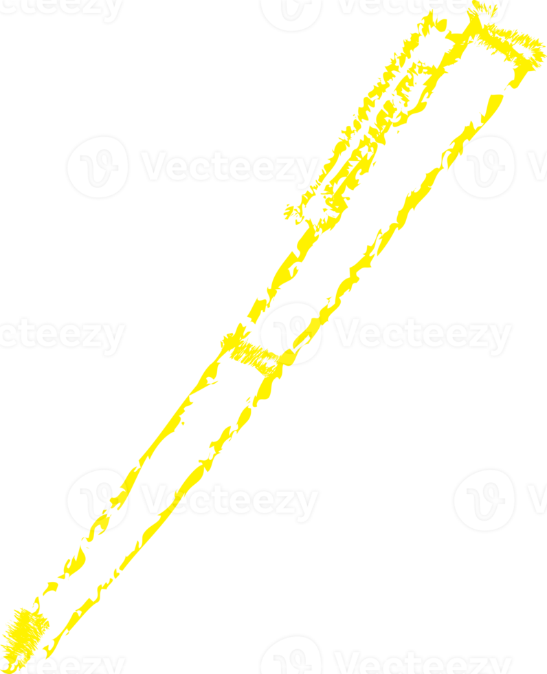 amarillo bolígrafo tiza línea Arte png