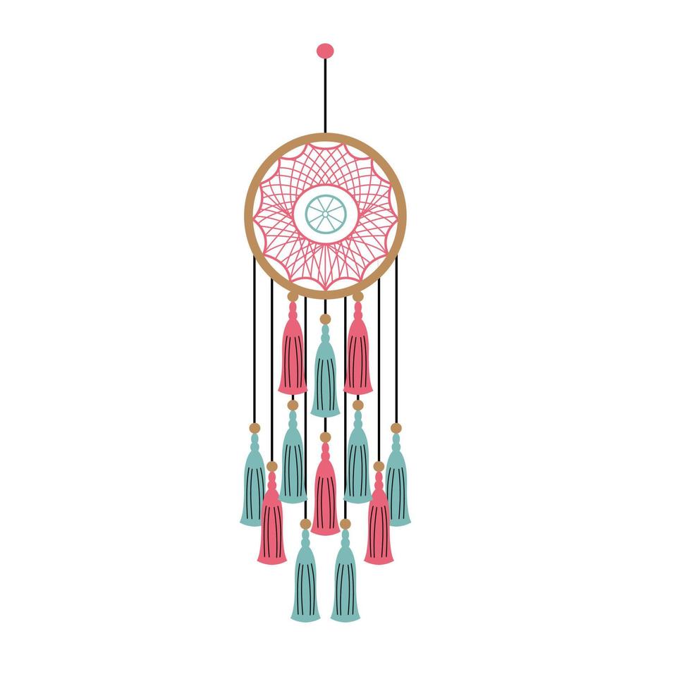 Macrame Wall Hanging Home Decoration vector
