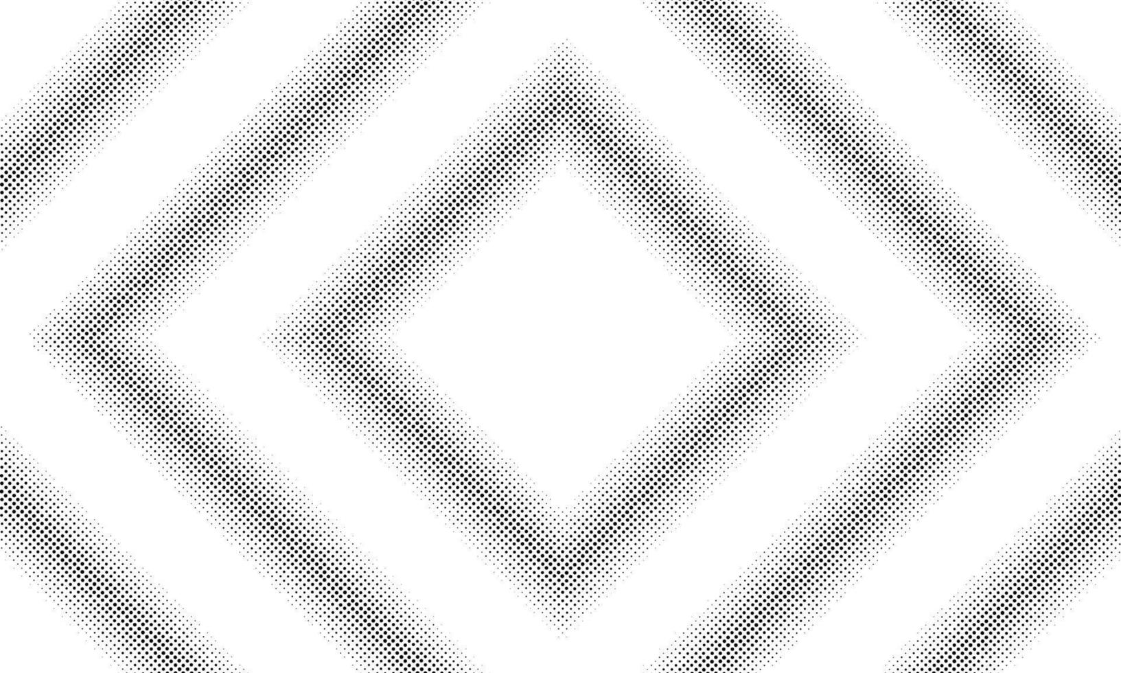 Halftone square border pattern background, dots texture vector