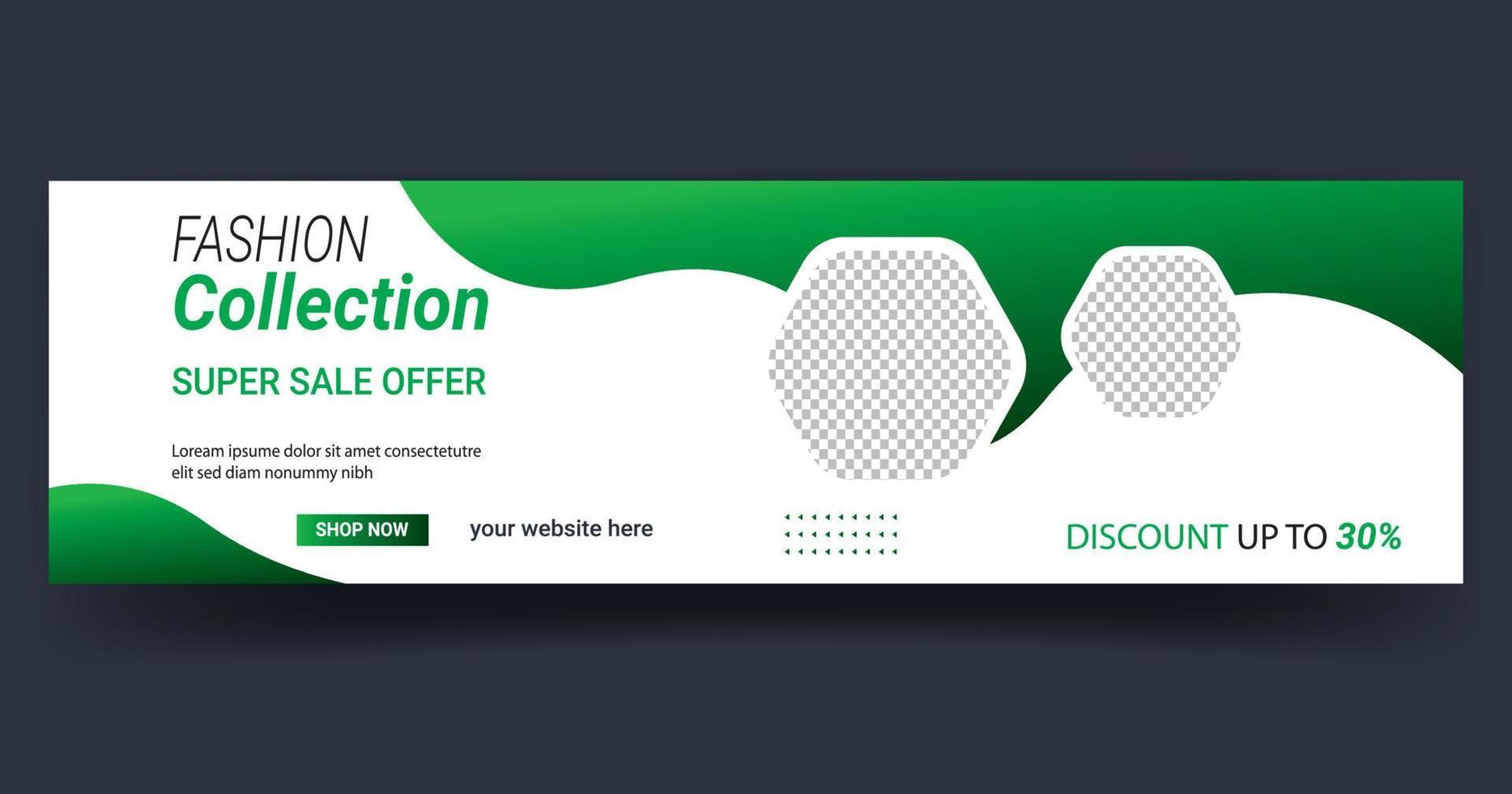 business web banner template design free vector