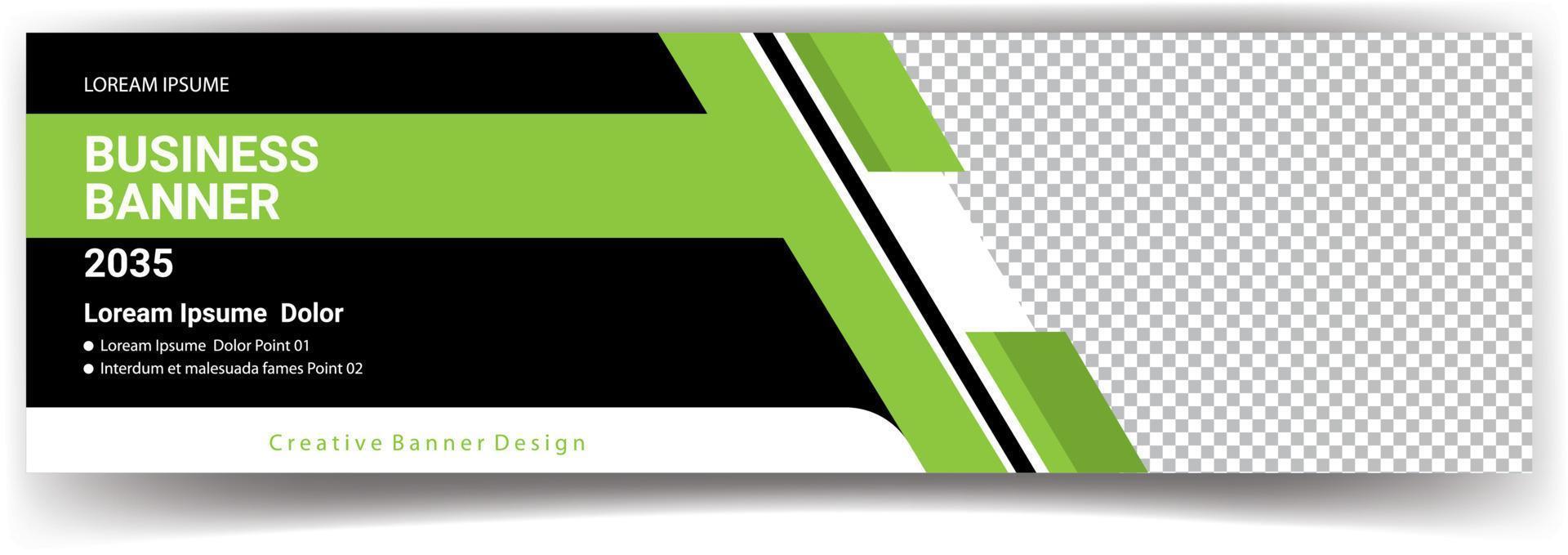 business  cover page or web ads banner design template Free Vector