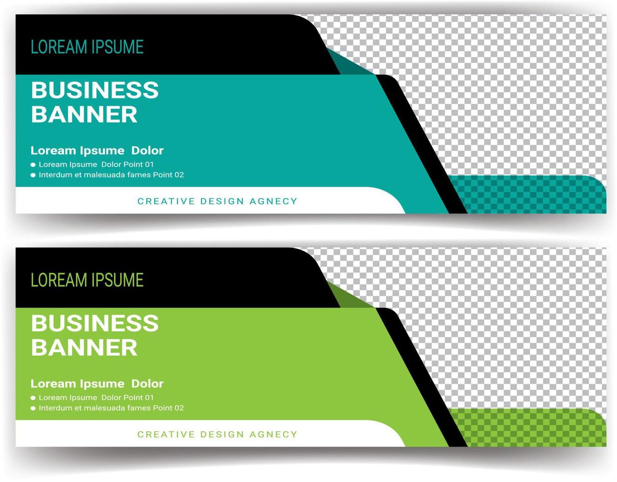 business  cover page or web ads banner design template Free Vector