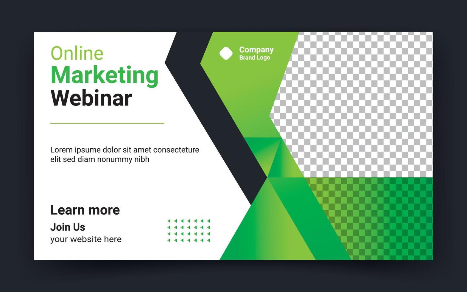 business  cover page or web ads banner design template Free Vector