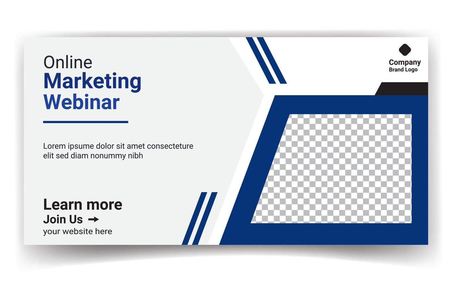 business  cover page or web ads banner design template Free Vector