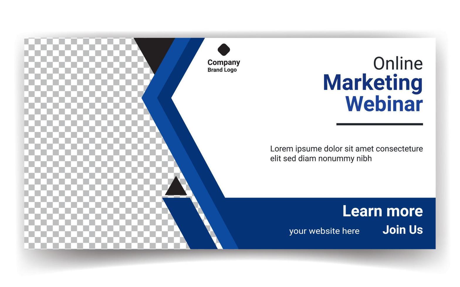 business  cover page or web ads banner design template Free Vector