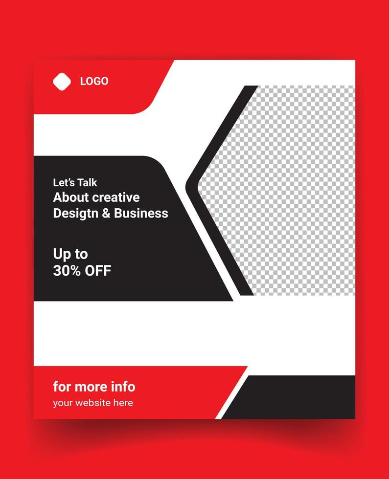 Business flyer template design free vector
